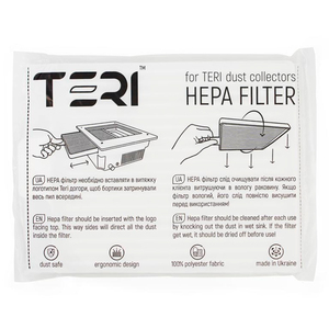Змінний HEPA фільтр для вбудовуваної витяжки Teri 500 / 600 / Turbo