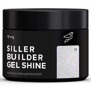 Гель Siller Builder Shine Gel №01, 15 мл