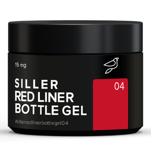 Гель Siller Red Liner Bottle Gel №004, 15 мл