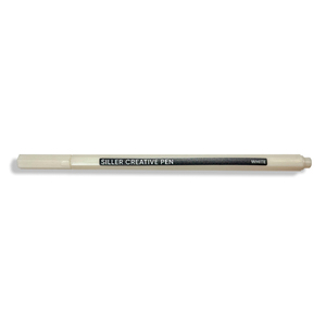 Ручка для розпису нігтів Siller creative pen White