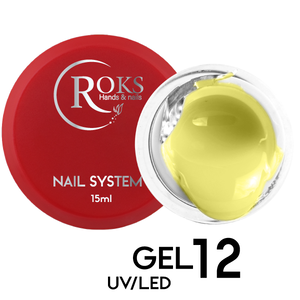 Камуфлюючий гель Roks Gel UV/LED №12, 15 мл
