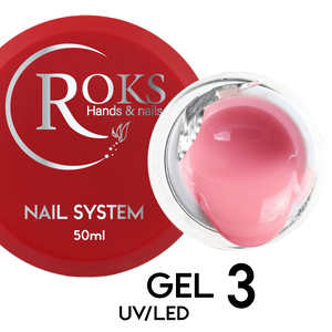 Камуфлюючий гель Roks Gel UV/LED №3, 50 мл