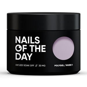 Полигель Nails of the day Poly Gel Nude №01, 30 мл