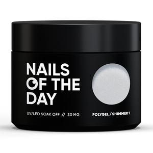 Полигель Nails of the day Poly Gel Shimmer №01, 30 мл