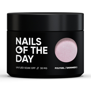 Полигель Nails of the day Poly Gel Shimmer №02, 30 мл