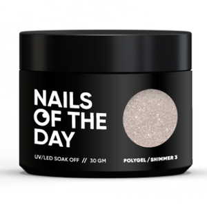 Полигель Nails of the day Poly Gel Shimmer №03, 30 мл