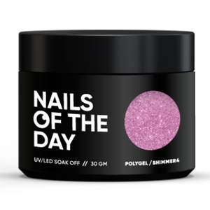 Полигель Nails of the day Poly Gel Shimmer №04, 30 мл