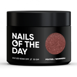Полигель Nails of the day Poly Gel Shimmer №06, 30 мл