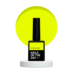 Гель-лак Nails of the day Let’s special Spring-Summer Lemon, 10 мл
