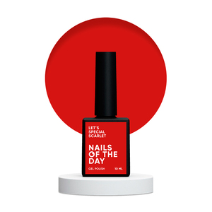 Гель-лак Nails of the day Let’s special Spring-Summer Scarlet, 10 мл