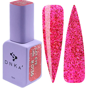 Гель-лак DNKa Gel Polish Cat Eye №0136, 12 мл