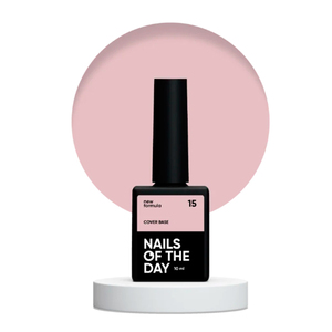 Гель-лак Nails of the day Cover Base NEW Formula №15, 10 мл