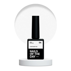 Гель-лак Nails of the day Cover Base NEW Formula №04 milk, 10 мл