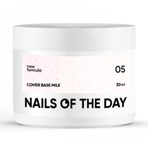 Гель-лак Nails of the day Cover Base NEW Formula №05 milk, 30 мл