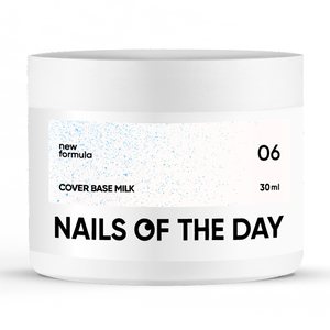 Гель-лак Nails of the day Cover Base NEW Formula №06 milk, 30 мл