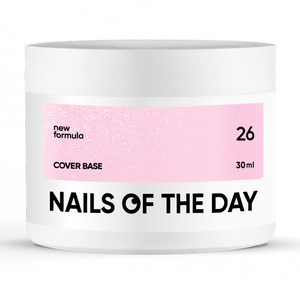 Гель-лак Nails of the day Cover Base NEW Formula №26, 30 мл