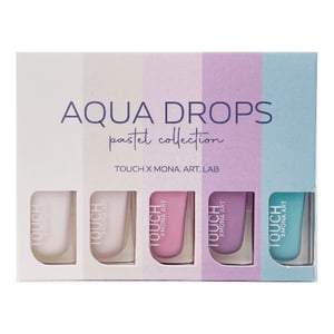 Акварельные капли для ногтей Touch Aqua Drops pastel collection (набор 5 шт.)