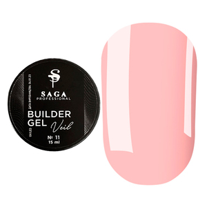 Моделюючий гель SAGA professional Builder Gel Veil №11, 15 мл