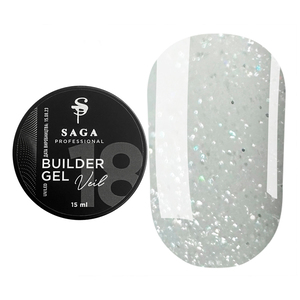 Моделюючий гель SAGA professional Builder Gel Veil №18, 15 мл