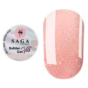 Моделирующий гель SAGA professional Builder Gel Veil №17, 30 мл