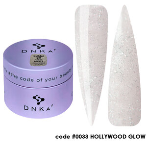 Гель DNKa Builder Gel №0033 Hollywood Glow, 30 мл