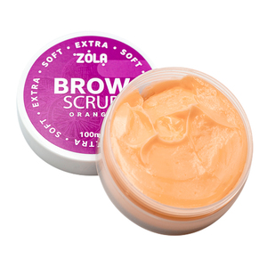 Скраб для брів ZOLA Extra Soft Апельсин, 100 мл Скраб для брів ZOLA Extra Soft Апельсин, 100 мл