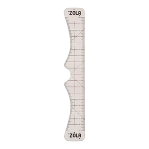Лінійка для розмітки брів пряма ZOLA Ruler for eyebrows Лінійка для розмітки брів пряма ZOLA Ruler for eyebrows