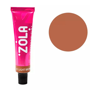 Фарба для брів із колагеном 01 Light brown Eyebrow Tint, 15 мл