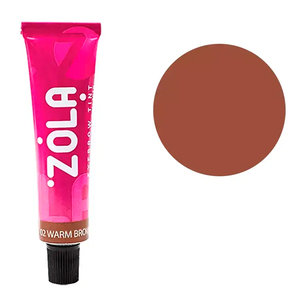 Фарба для брів із колагеном 02 Warm brown Eyebrow Tint, 15 мл
