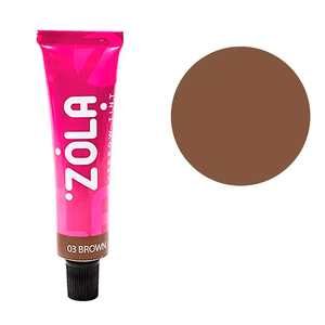 Фарба для брів із колагеном 03 Brown Eyebrow Tint, 15 мл