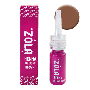 Хна професійна для брів ZOLA (02 LIGHT BROWN), 10 г