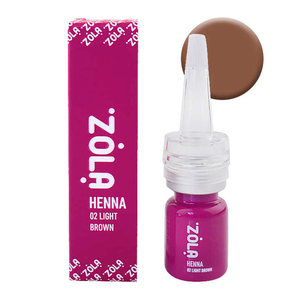 Хна професійна для брів ZOLA (02 LIGHT BROWN), 5 г