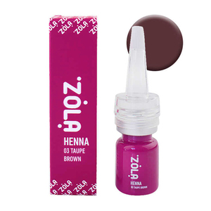 Хна професійна для брів ZOLA (03 TAUPE BROWN), 5 г