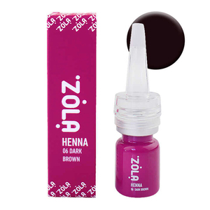 Хна професійна для брів ZOLA (06 DARK BROWN), 5 г Хна професійна для брів ZOLA (06 DARK BROWN), 5 г