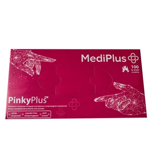 Перчатки нитриловые MEDIPLUS PinkyPlus PINK ярко-розовые неопудренные, размер XS, 100 шт Перчатки нитриловые MEDIPLUS PinkyPlus PINK ярко-розовые неопудренные, размер XS, 100 шт
