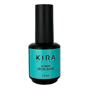 Гель-лак Kira Nails Rubber Iron Base Coat 15 мл