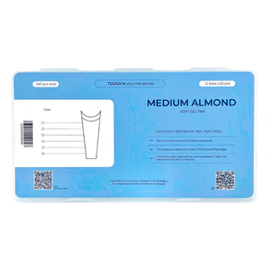 Типсы для наращивания Touch Medium Almond, 240 шт