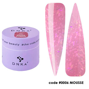 Гель DNKa Builder Gel Mousse №0006, 15 мл Гель DNKa Builder Gel Mousse №0006, 15 мл