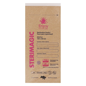 Крафт-пакеты для стерилизации Enjoy Professional SteriMagiс ППСП-К 100x200 мм, 100 шт