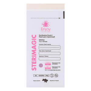 Крафт-пакеты для стерилизации Enjoy Professional SteriMagiс ППСП-Б 75x150 мм, 100 шт