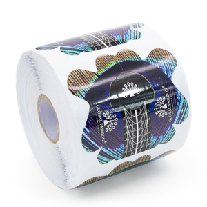 Одноразові форми для манікюра ,300 шт., павич