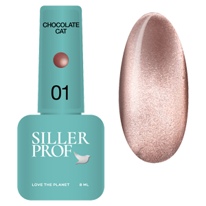 Гель-лак Siller Chocolate cat №01, 8 мл
