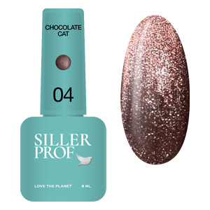 Гель-лак Siller Chocolate cat №04, 8 мл