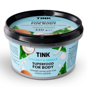 Скраб для тіла пінний Кокос-Ваніль Tink, 330 г