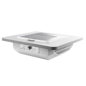 Вытяжка встраиваемая Teri Brilliant белая (решетка металлик), 111 Вт