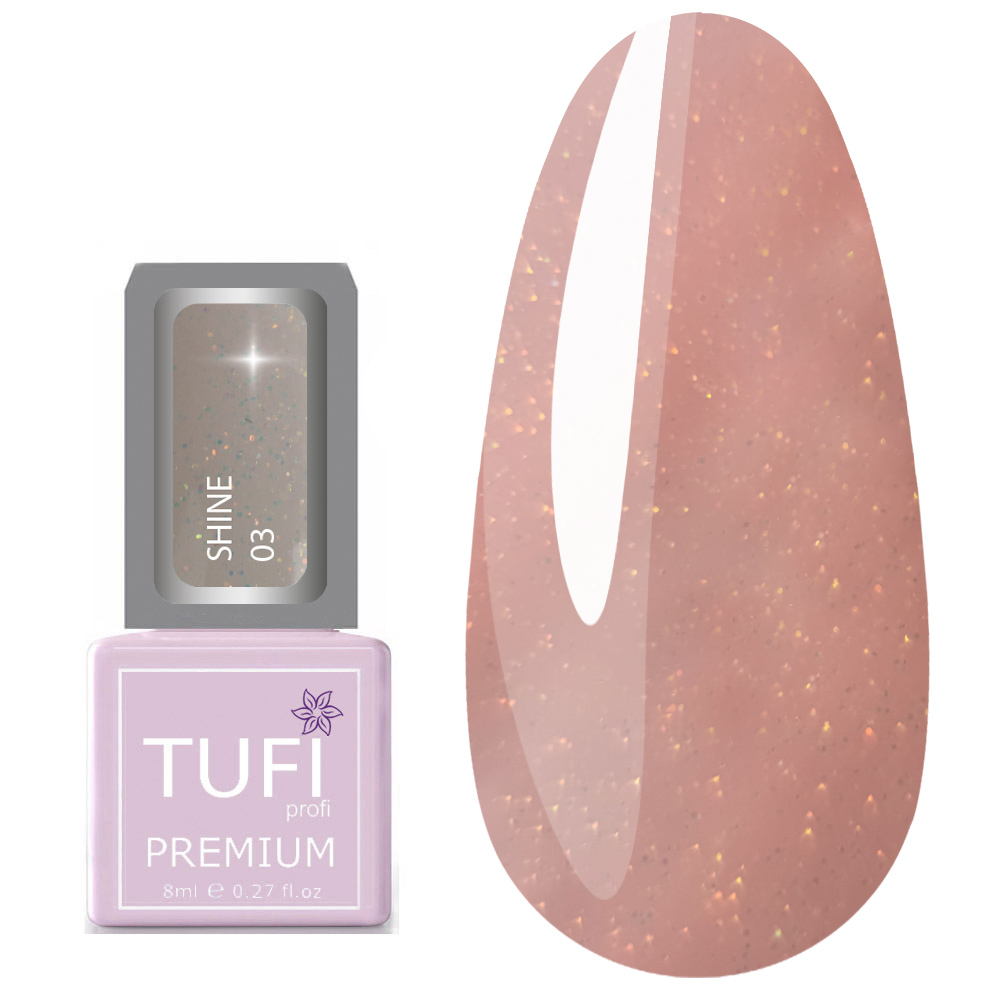 Гель-лак TUFI profi SHINE №03 Дженнифер, 8 мл