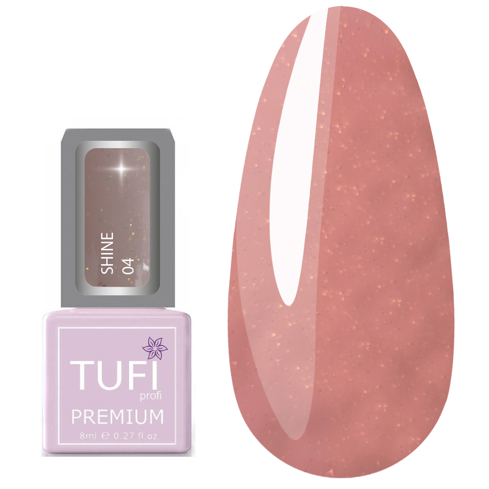 Гель-лак TUFI profi SHINE №04 Анджелина, 8 мл