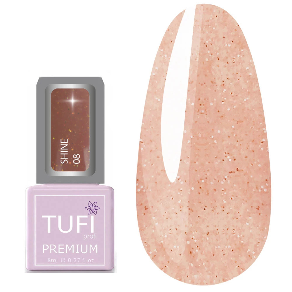 Гель-лак TUFI profi SHINE №08 Ариана, 8 мл