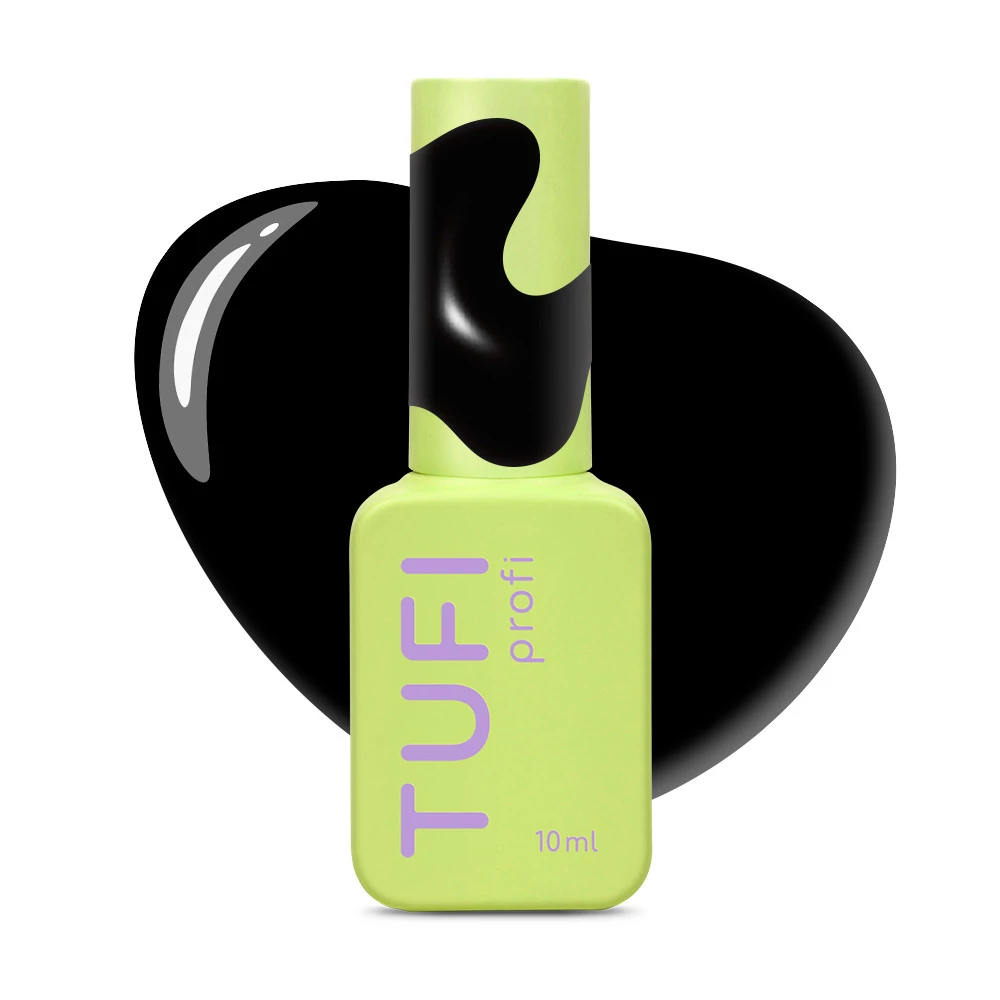 Гель-лак TUFI profi Ultra Black №02, 10 мл