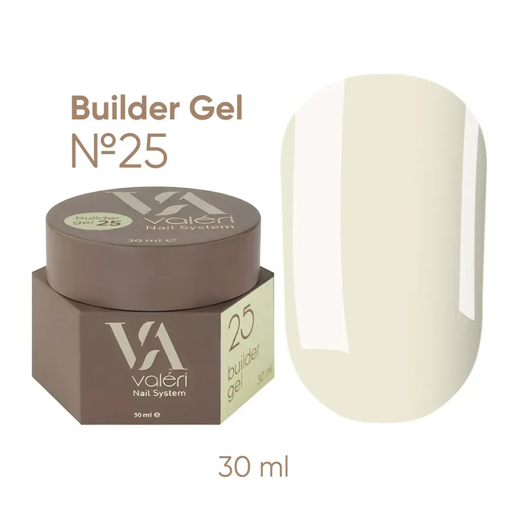 Гель для наращивания Valeri Builder Gel №25, 30 мл
